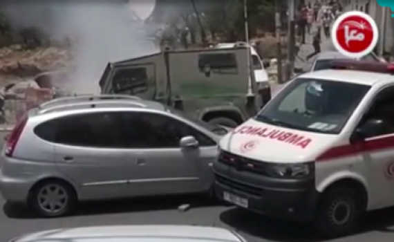 נהג האמבולנס שחסם את הדרך נעצר