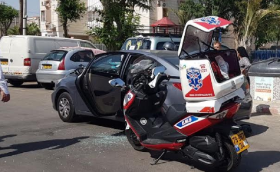 כמעט אסון: השמשה נופצה, התינוקת בת השנה ניצלה