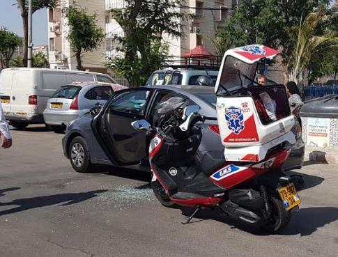 כמעט אסון: השמשה נופצה, התינוקת בת השנה ניצלה