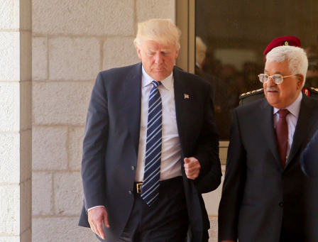 צעקות בפגישת טראמפ ואבו מאזן: "רימית אותי"