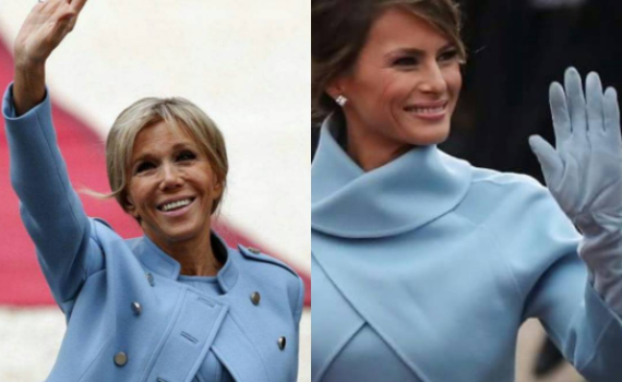 אופס: כשהאישה החדשה של צרפת מעתיקה ממלניה