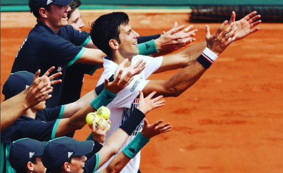 נדאל ודג'וקוביץ' טיילו, מארי ינסה לא למעוד