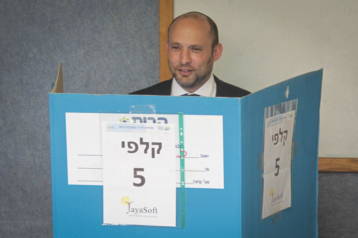 פילוח הקלפיות: 99.9 אחוזי הצבעה לבנט במגזר הדרוזי