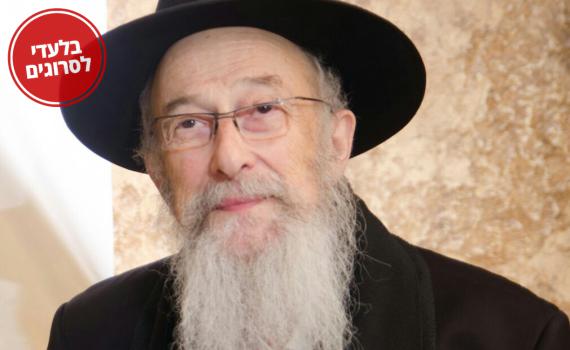 3 שבועות לבחירות: הרב טאו בהתבטאות חריגה. צפו