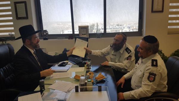 מכתב ההתפטרות של רב מערך הכיבוי