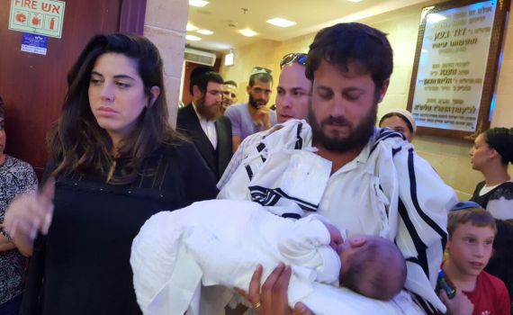 אלפים השתתפו בברית של משפחת סלומון