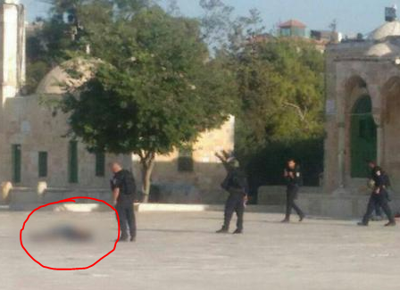 מתקפת טרור במתחם הר הבית. צפו בתיעוד רגעי הירי