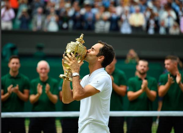 שלא ייגמר לעולם: פדרר זכה בוימלבדון בפעם ה-8