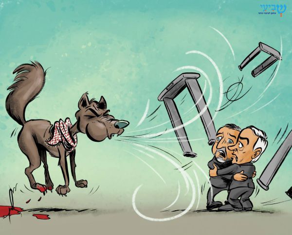 קריקטורה: נתניהו מתקפל בנושא המגנומטרים