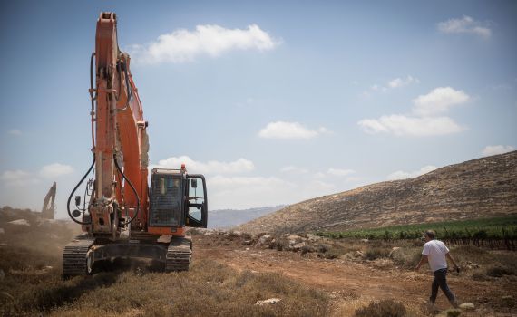 הופסקו העבודות להקמת הישוב למפוני עמונה