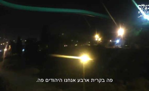 מופע הגועל: תושב קרית ארבע מקלל ערבים. צפו