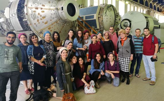 משלחת סטודנטים מהרצוג לסוכנות החלל ברוסיה