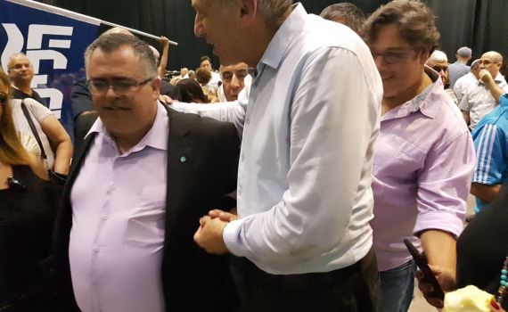 ח"כ מוטי יוגב מסביר למה הגיע לכנס התמיכה בנתניהו