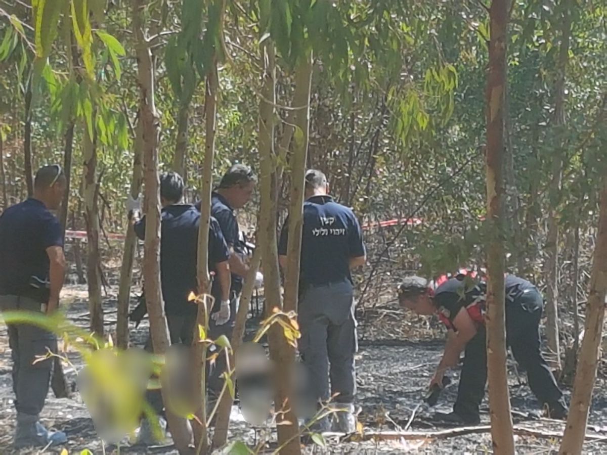 גופת אישה שרופה נמצאה ליד תל עדשים