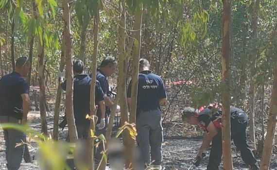 גופת אישה שרופה נמצאה ליד תל עדשים