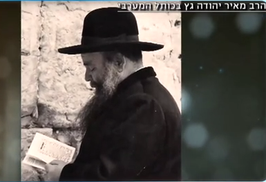 צפו: הטרגדיה האישית של הרב מאיר יהודה גץ