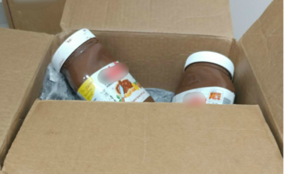 סמים מסוכנים נמצאו בתוך ממרח שוקולד