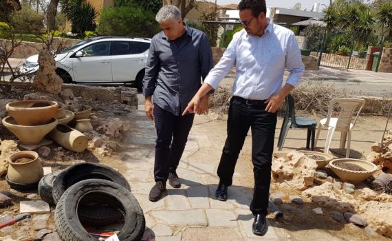 ח"כ יאיר לפיד בערד: "לא תהיה פה כניעה"