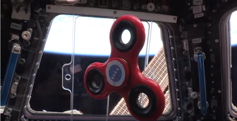 משעשע: מה קורה כשמנסים לסובב ספינר בחלל?