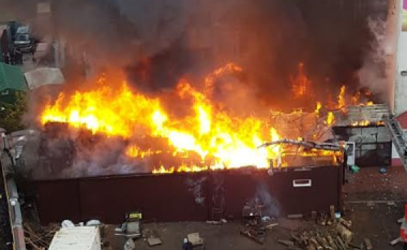 השריפה באומן- במתחם של הרבנית רונית ברש