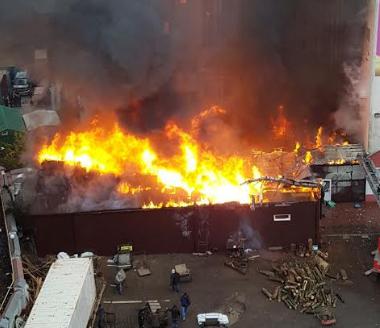 השריפה באומן- במתחם של הרבנית רונית ברש