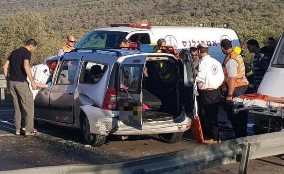 הרוג ופצועים בתאונה בין יקיר לרבבה בשומרון