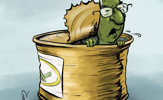 קריקטורה: נאום החמוצים של בנימין נתניהו