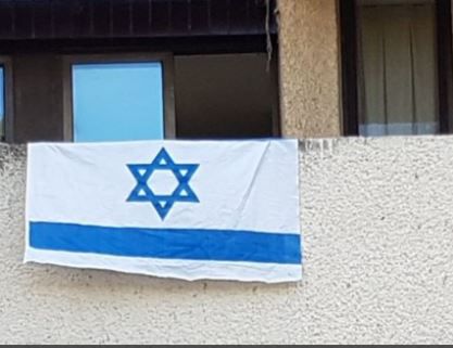 אחרי הסערה: רגב התערבה; דגל ישראל  נתלה מחדש