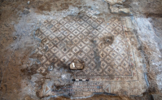מרהיב: רצפת פסיפס נדירה נחשפה באשדוד