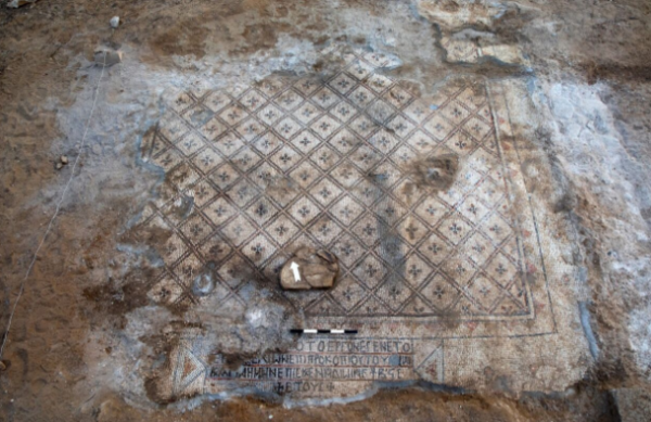 מרהיב: רצפת פסיפס נדירה נחשפה באשדוד