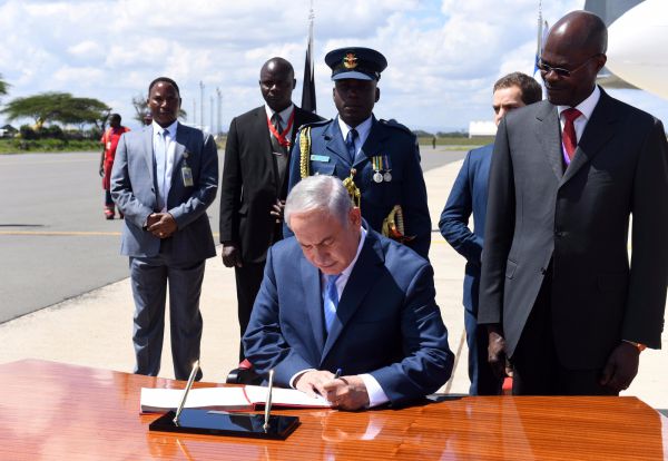 נתניהו נחת בקניה: בדרך למרתון פגישות אפריקני