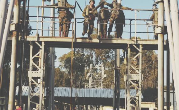 צפו: הצנחנים החרדים התאמנו על ה'אייכמן'