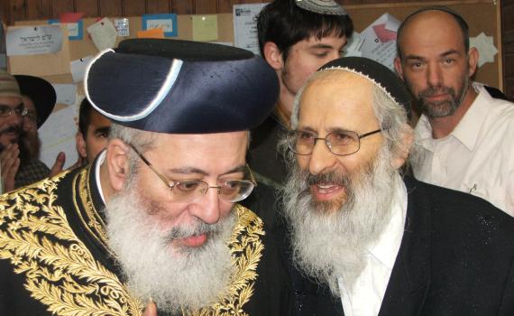 הרב אבינר: "קיבלנו אישור פוליטי שהרב עמאר ענק"