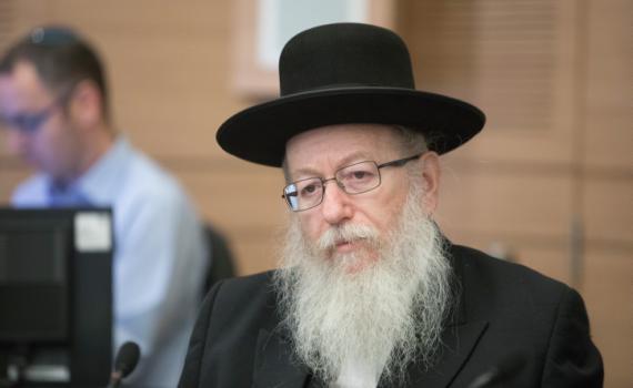 ביום ראשון יעקב ליצמן יתפטר מהממשלה