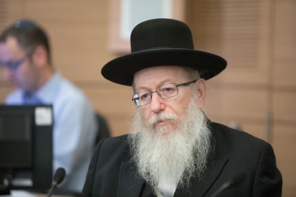 ביום ראשון יעקב ליצמן יתפטר מהממשלה