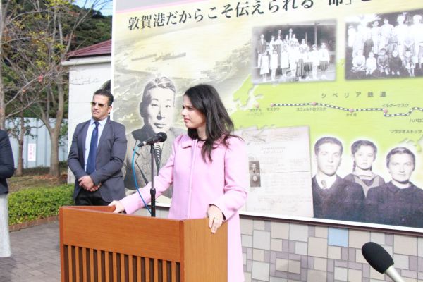 לראשונה,השרה שקד ביקרה בעיר שהצילה 6,000 יהודים