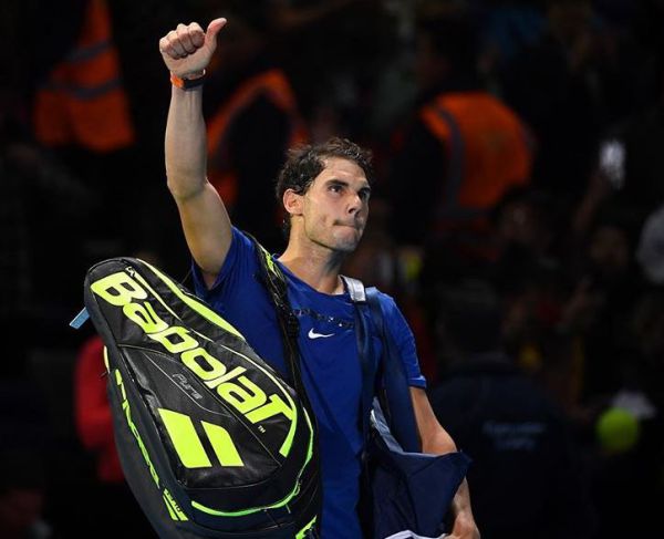 אליפות סוף העונה: נדאל פרש מהטורניר