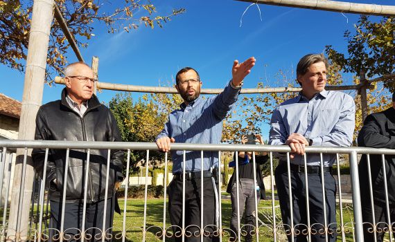 מנכ"ל מכבי בסיור מיוחד באיזור בנימין