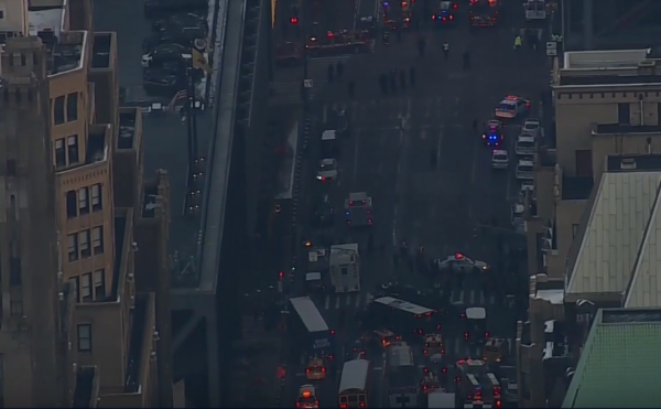 צפו: פצועים בפיצוץ מטען בניו יורק