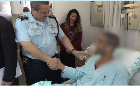 המפכ"ל בביקור לוחמי הימ"מ: "מצדיע לכם"