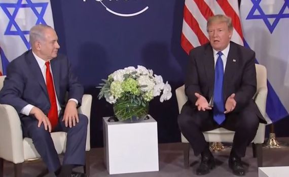 טראמפ לנתניהו: "מאמין בפתרון שתי המדינות"