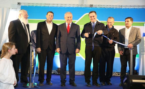 נתניהו וכ"ץ חנכו כביש עוקף ראשון בשומרון