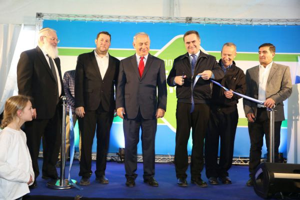 נתניהו וכ"ץ חנכו כביש עוקף ראשון בשומרון
