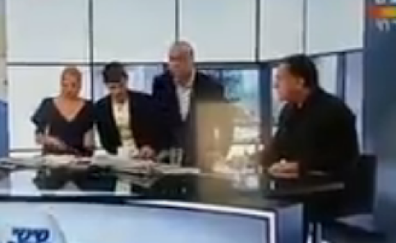 צפו: האלוף נטש את האולפן בגלל גדעון לוי