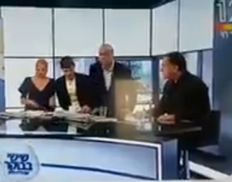 צפו: האלוף נטש את האולפן בגלל גדעון לוי