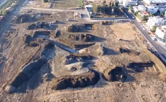 בשרון נחשף אתר שמתוארך מלפני בריאת העולם