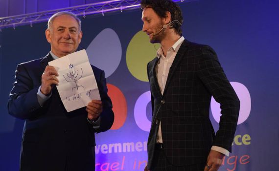 צפו: כשביבי הצליח להפיל את אמן החושים המצליח