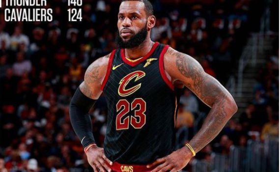 ניצחון מוחץ של אוקלוהמה על קליבלנד