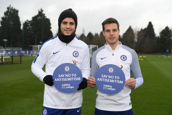 מועדון הכדורגל צ'לסי יוצא בקמפיין נגד האנטישמיות