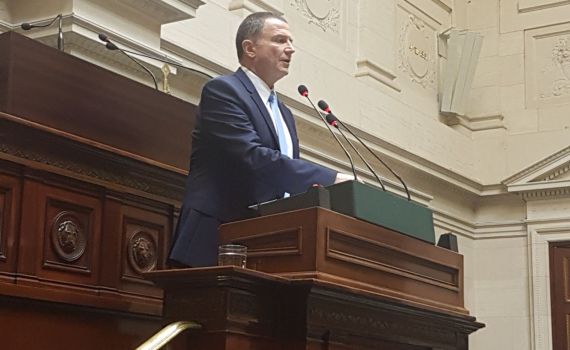 יו"ר הכנסת נואם בבריסל: "זכר השואה בסכנה"